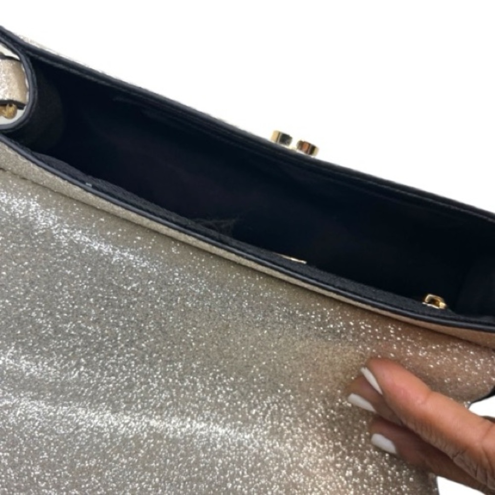 Aldo Elegant Glittery Handbag with Butterfly Accent - Picture 7 of 7